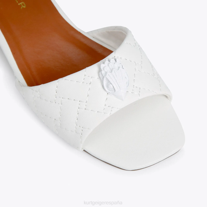 Kurt Geiger niños sandalias kensington mini londres 2LPR484 | calzados blanco